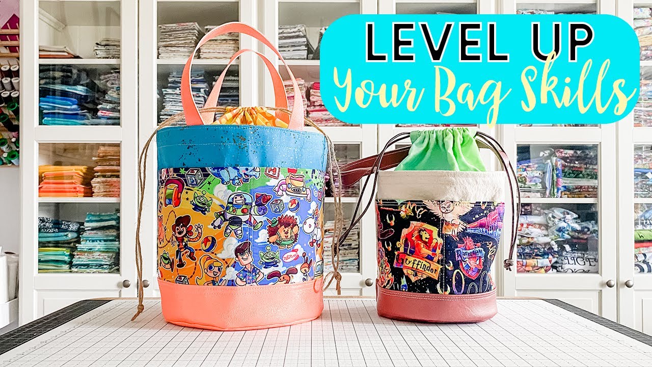 How To Make The Drawstring Bucket Bag by Kandou Crafts