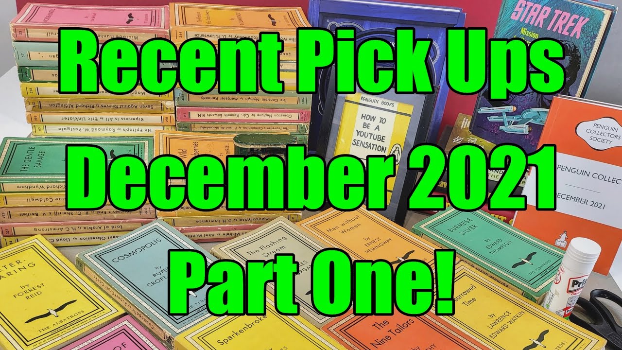 Cleaning - Vintage Paperback + Book Pick Ups - December 2021 - Albatross Mega-Haul - ASMR, Maybe!