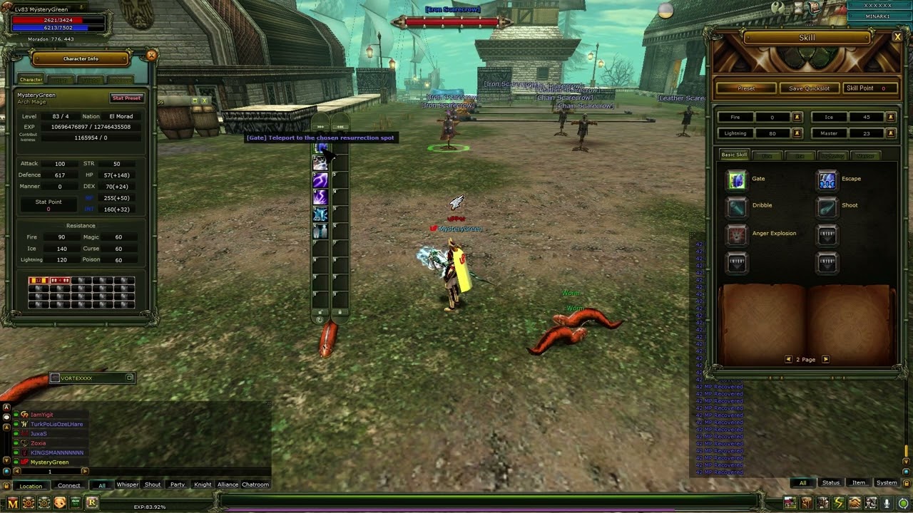 Knight Online - Mage Tanıtım Videoları - Basic Skilleri