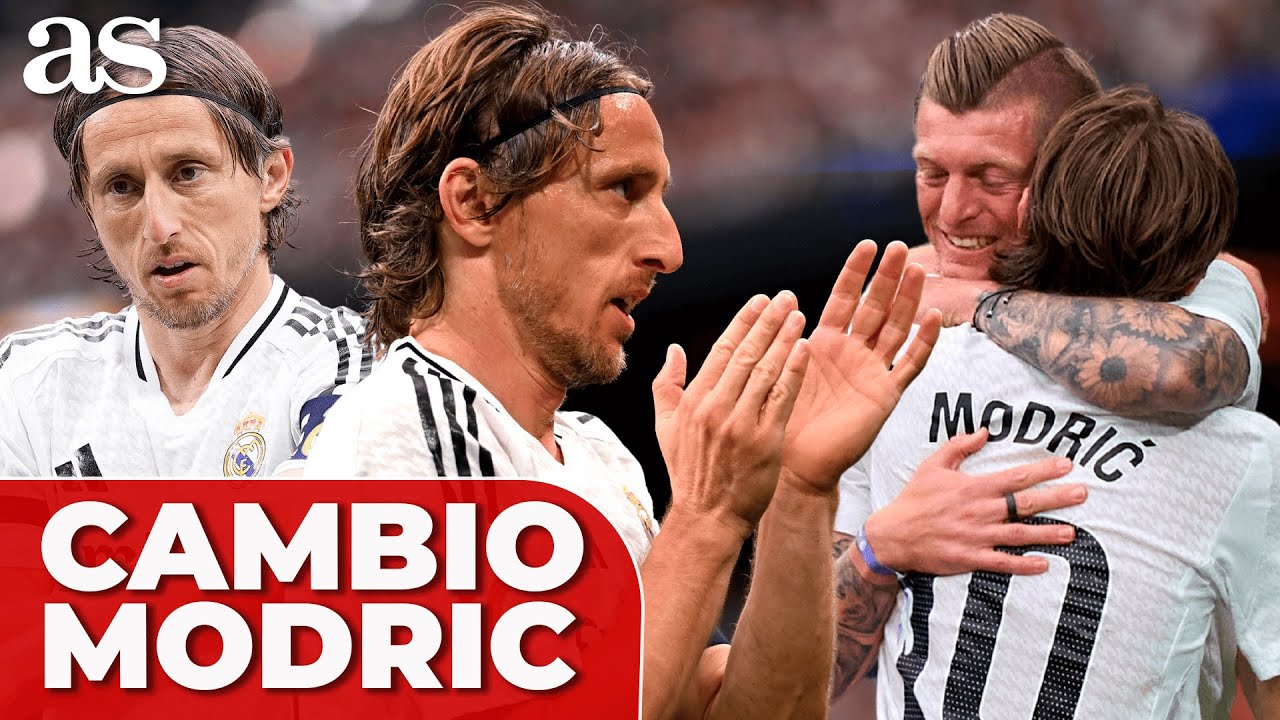 SECUENCIA COMPLETA de los ÚLTIMOS 5 MINUTOS de MODRIC en el BERNABÉU como JUGADOR del REAL MADRID