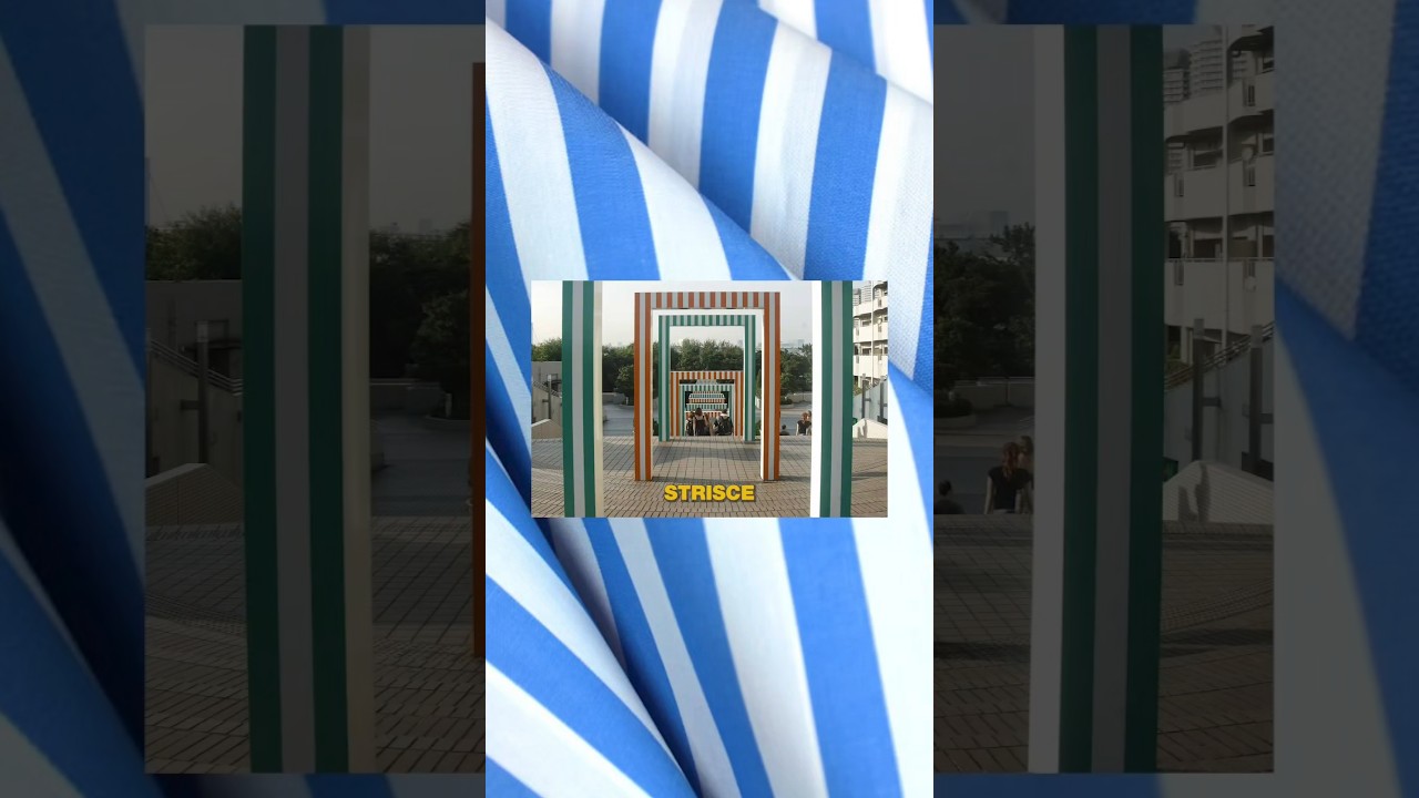 Daniel Buren &eacute; famoso per le sue strisce piazzate in ogni dove! #storiadellarte #danielburen #art