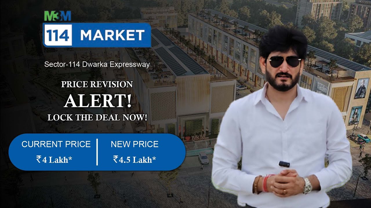 M3M 114 Market | Sector-114 Dwarka Expressway Gurgaon. #commercialproject #plotbasedsco #home #yt