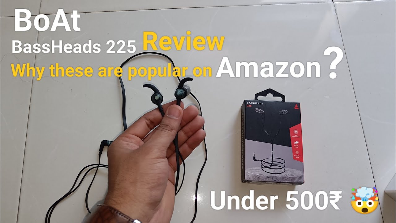 🎧 Boat BassHeads 225 Review: Best Budget Earphones? 🔥 #BoatBassHeads225 #TechUnboxing