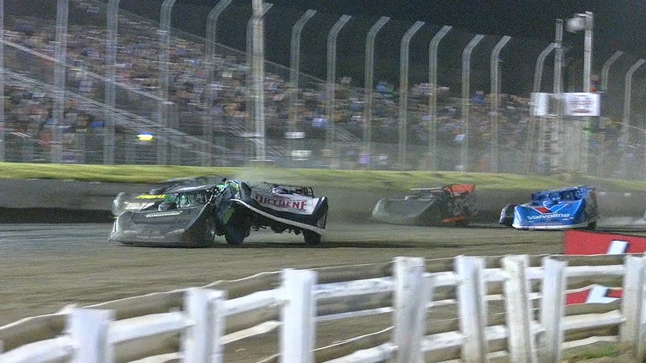Chris Madden & More HUGE CRASH @ I-80 Speedway | 2022 Silver Dollar Nationals | Heat 2 Lap 1 Round 2