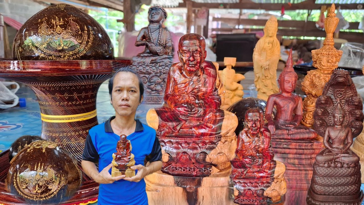 เปลี่ยนท่อนไม้ธรรมดาๆให้มีค่าดั่งทอง!!แกะสลักจากท่อนไม้..สร้างรายได้เดือนละแสน