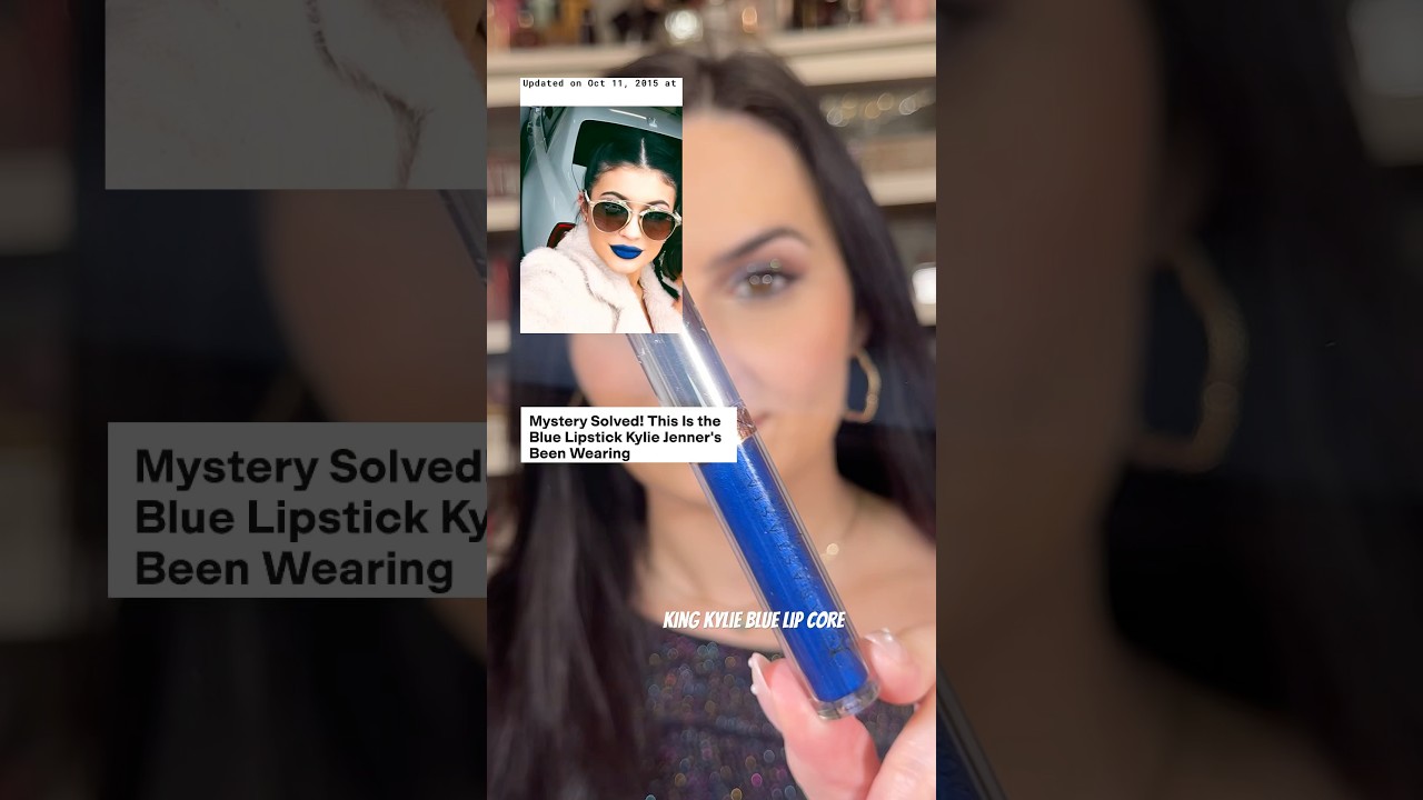 King Kylie blue lip core 2015 vibes #shorts