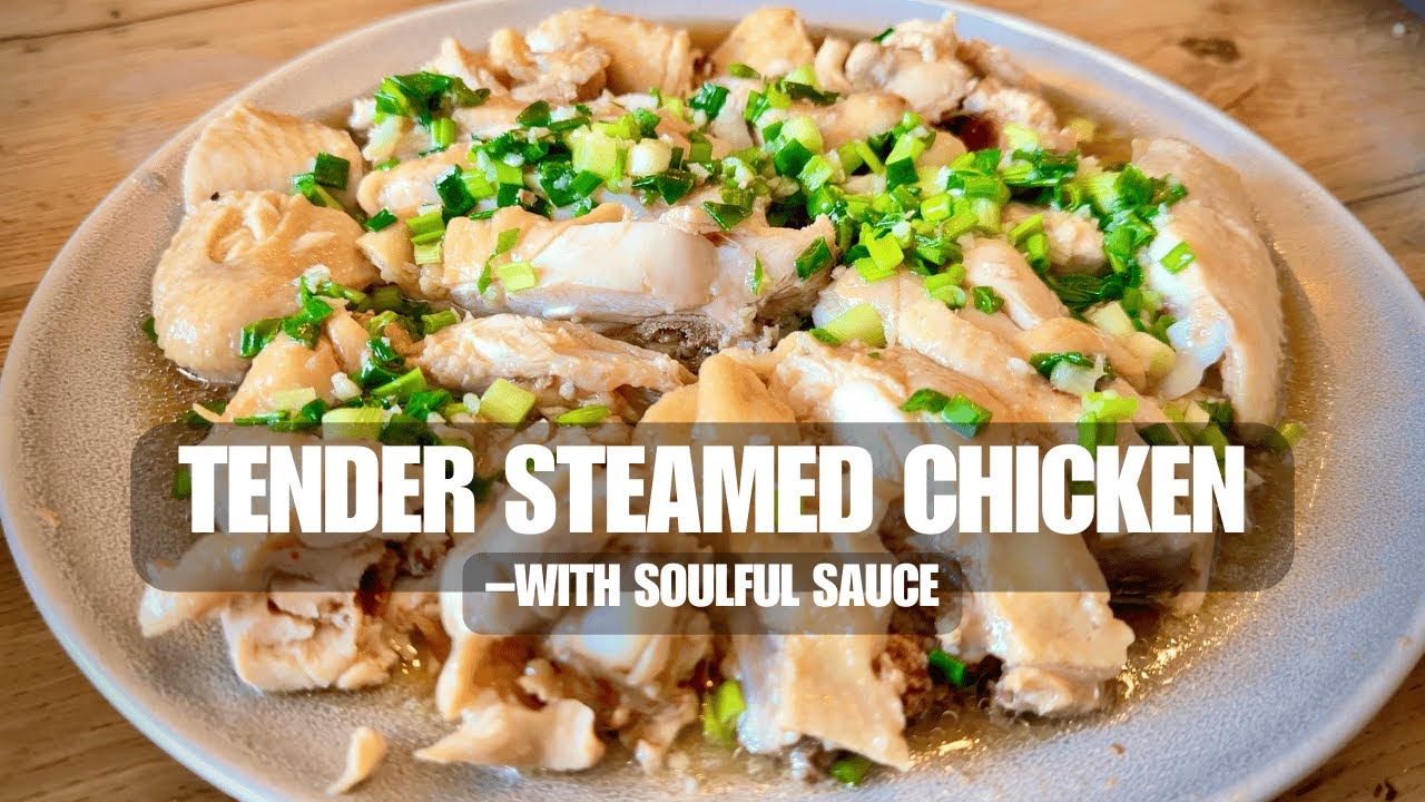 🔥How to Make Perfect Chinese White Cut Chicken (Bai Qie Ji) | Juicy, Tender & Healthy.