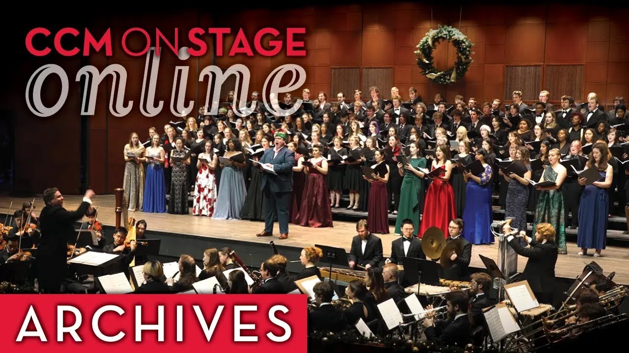 CCM's Feast of Carols Combined Choirs perform 