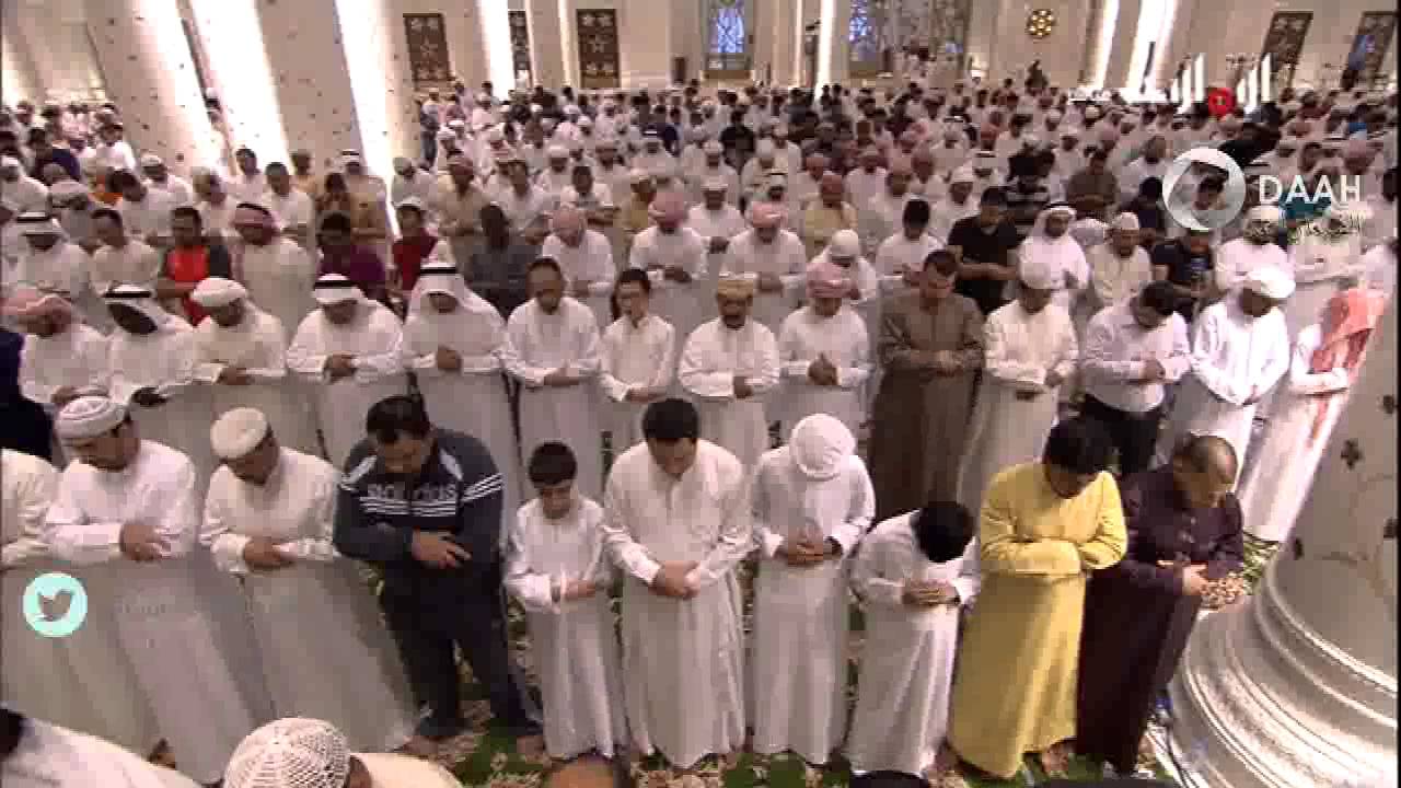 صلاة التهجد للشيخ إدريس أبكر ليلة 22 رمضان 1436 جامع الشيخ زايد أبوظبي (النمل45-القصص50)