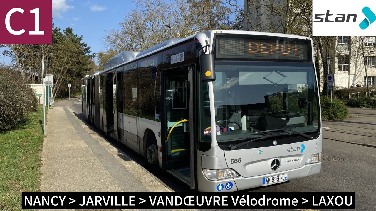 MERCEDES Citaro G Facelift GNC VOITH- COROL 1 - Réseau STAN [NANCY] - Laxou-Nancy-Jarville-Vélodrome