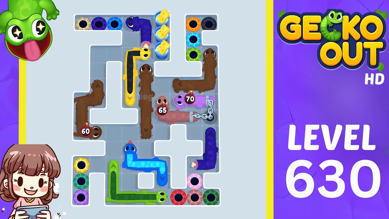 Gecko Out Level 630 Solution Walkthrough