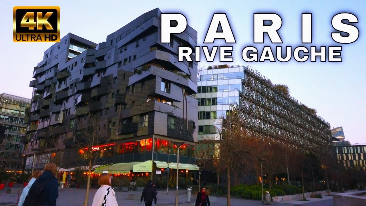 🇫🇷Walk in Paris [4K] - Place d'Italie to Paris Rive Gauche