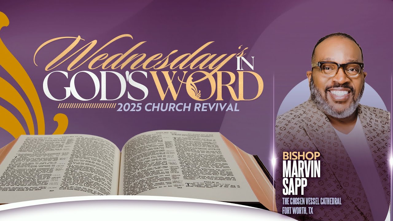2025 Church Revival Night 1 w/ Bishop Marvin Sapp | Mid-Week Worship Service 10-15-25