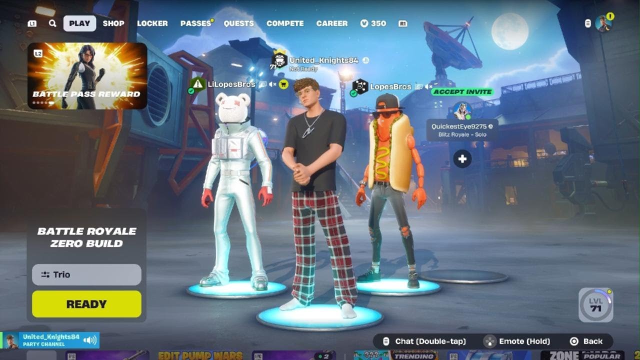 Сборка Fortnite Zero с моими братьями ✌️ LopesBros