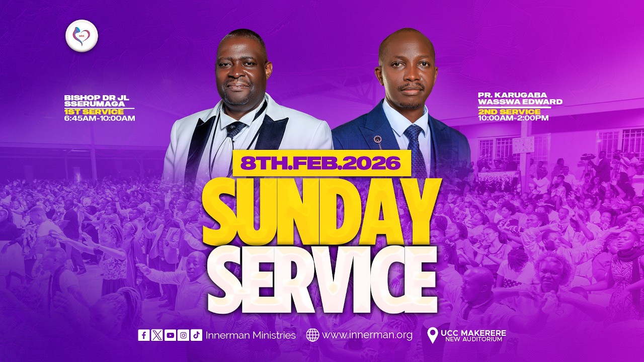 08.02.2026 || SUNDAY MORNING SERVICE WITH BP.J.L SSERUMAGA || LIVE@INNERMAN MINISTRIES