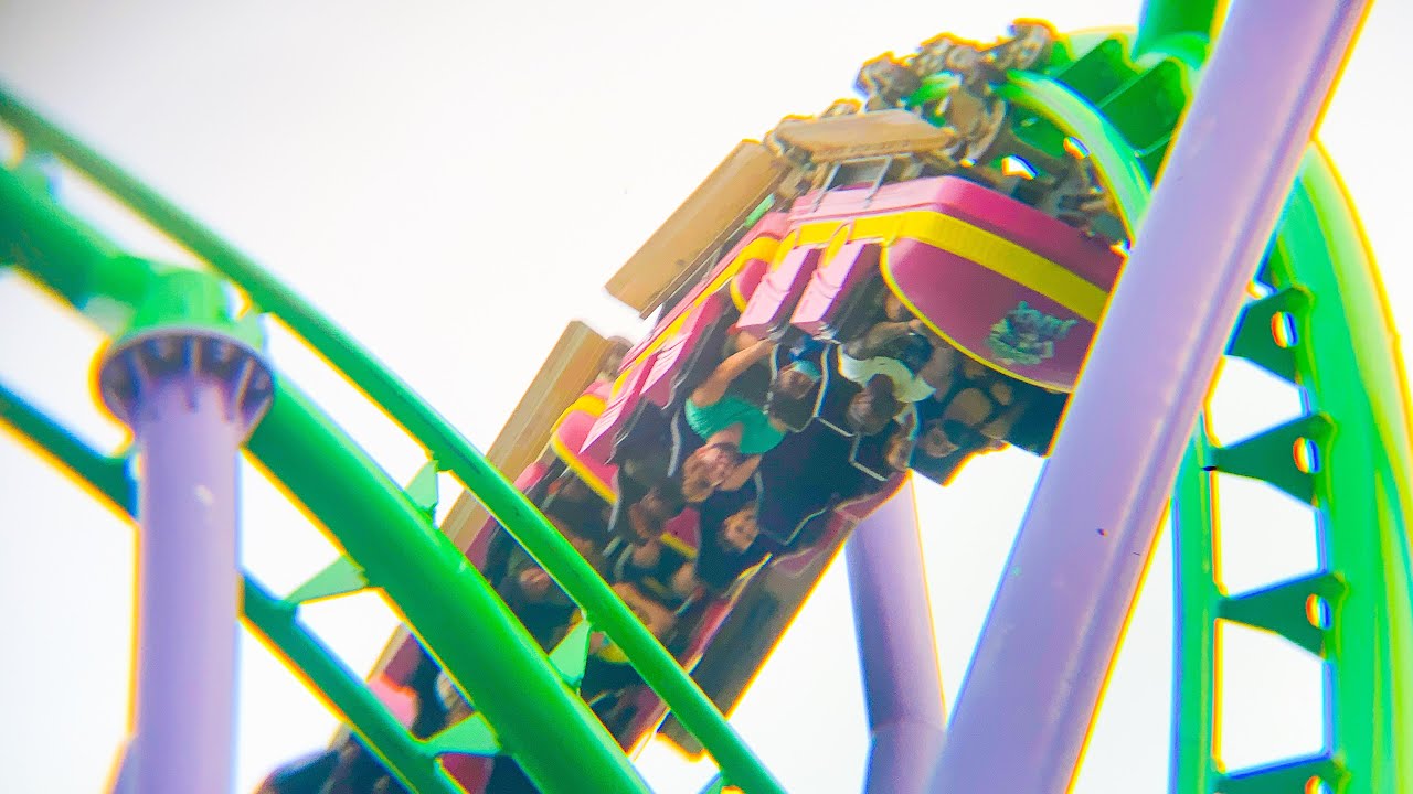 Joker's Jinx (4k OFF Ride POV)- Six Flags America, Bowie, MD