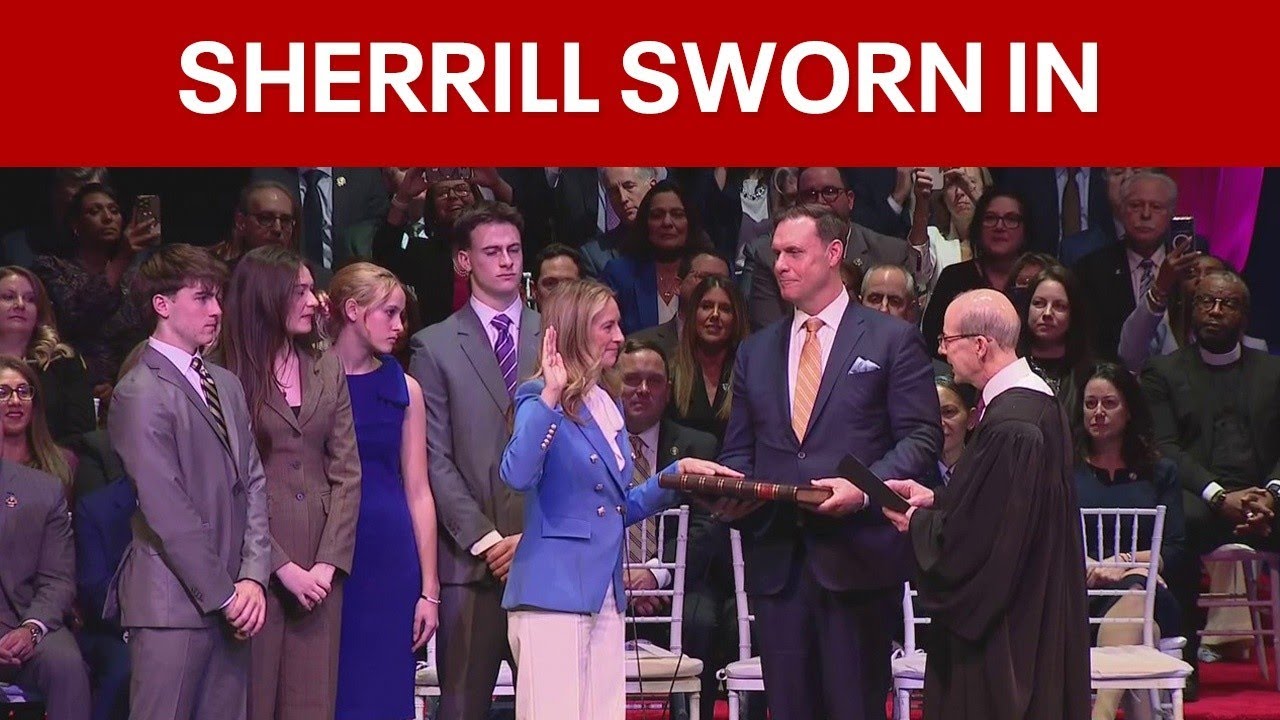 Mikie Sherrill sworn in as 57th Governor of New Jersey