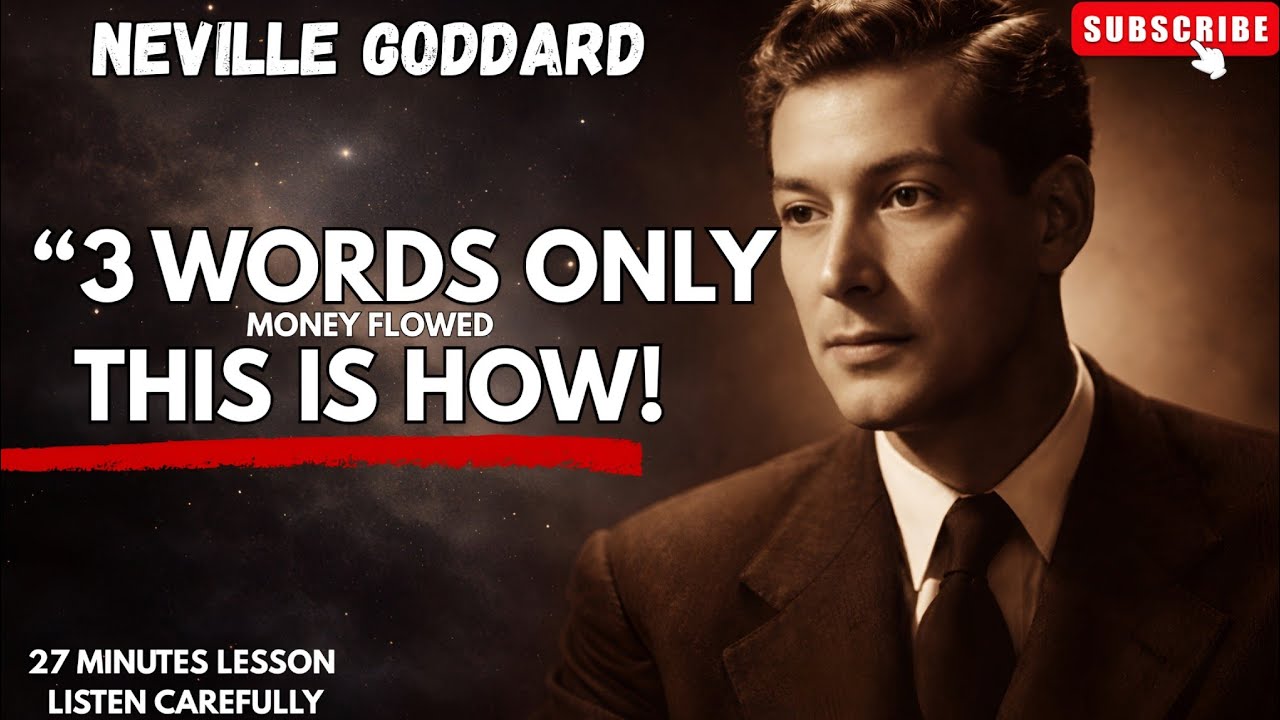 I Manifested Millions Repeating 3 Words | Neville Goddard