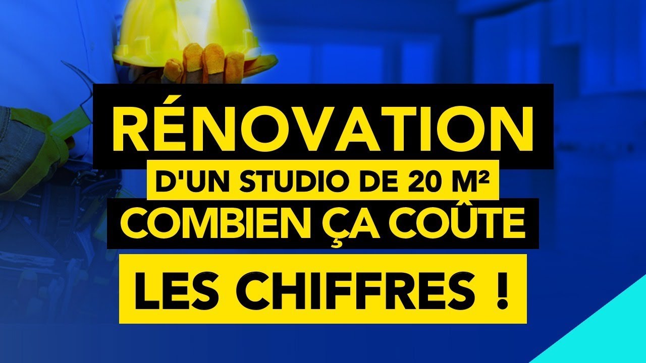 💸 Combien coûte la rénovation d'un studio de 20 m² ? Les chiffres !