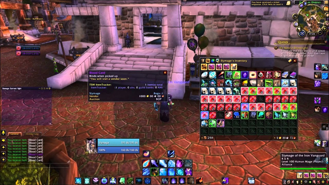 XG World of Warcraft GOLD GUIDE! Card Of Omens