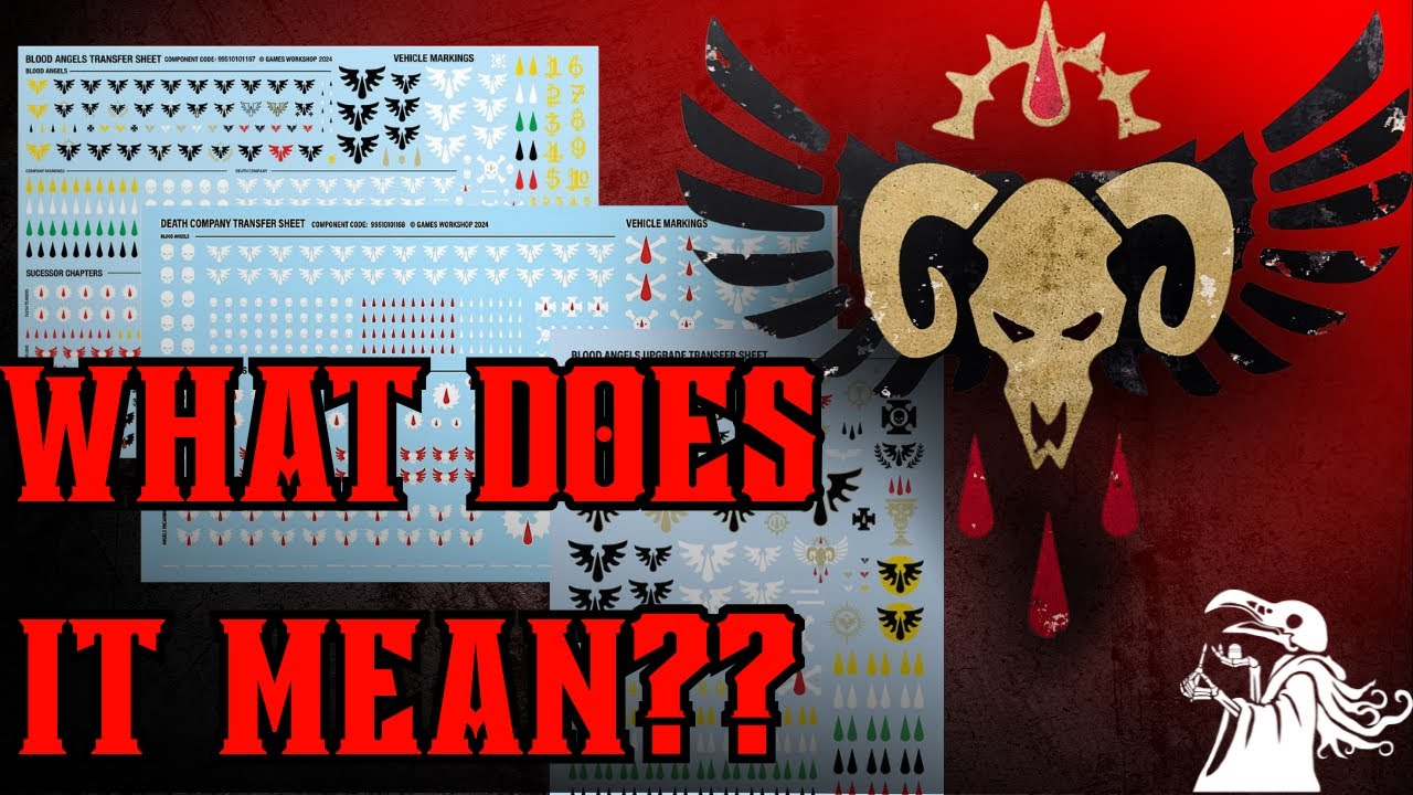 Explaining EVERY Blood Angels Symbol! - The COMPLETE Guide to Organizing your Blood Angels Army