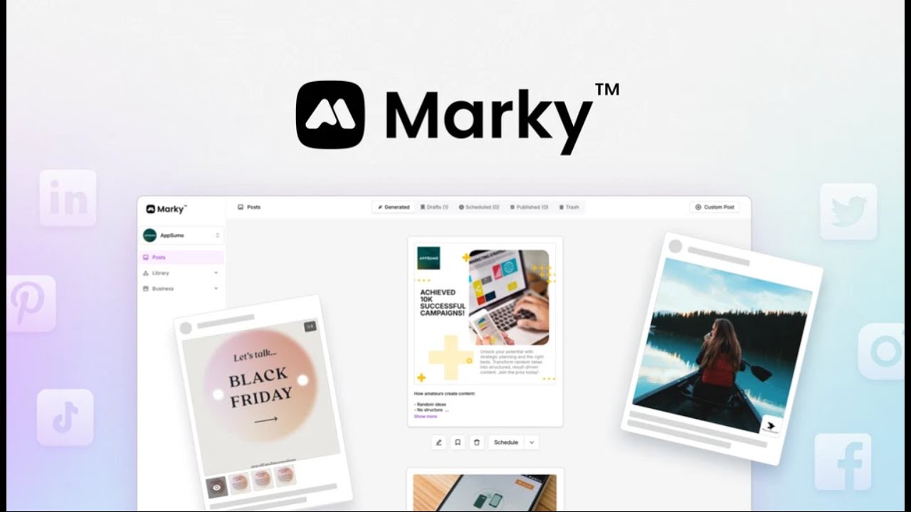 Marky Appsumo Deal: Automate Social Media Marketing with AI - Lifetime Deal