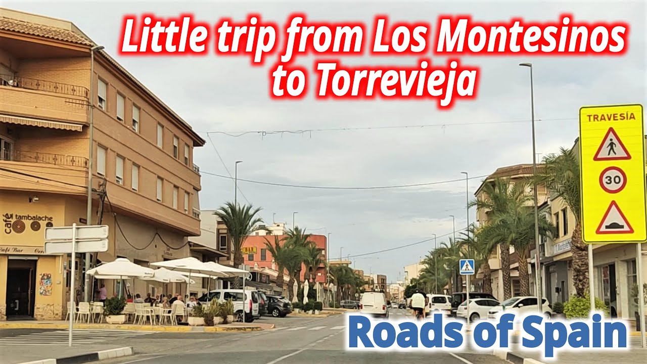 🛣🚗 Little trip from Los Montesinos to Torrevieja. Roads of Spain. #travel #trip #road #roadtrip