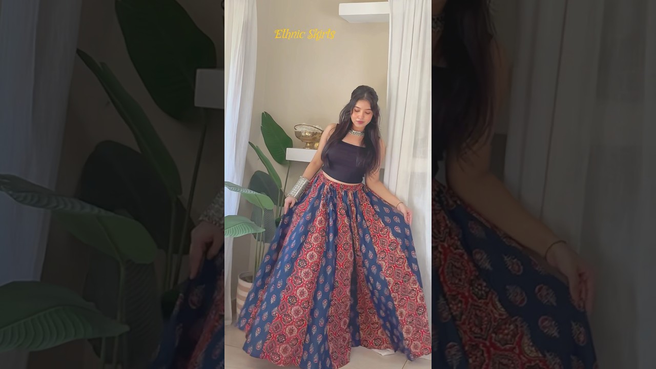 Navratri Outfits | Ethnic Skirts #shortsfeed #navratrispecial
