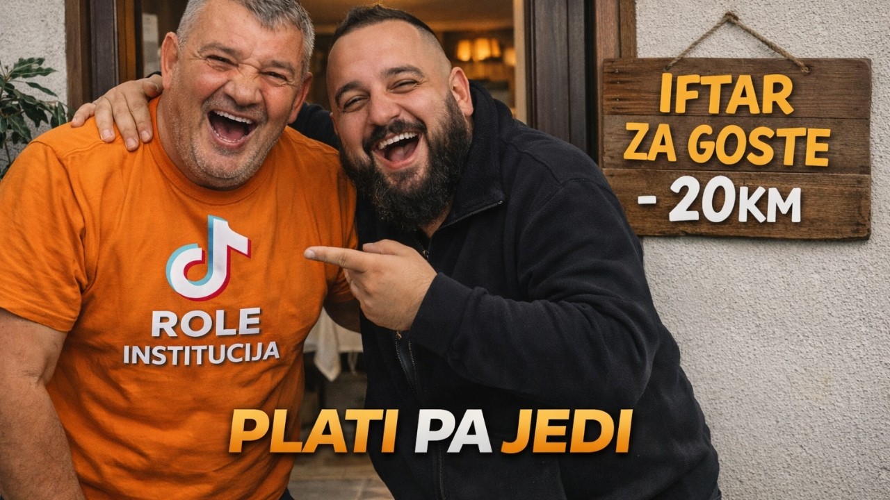 ROLE I MIKI - ROLE NAPLAĆUJE IFTARE U KUĆI😂😂