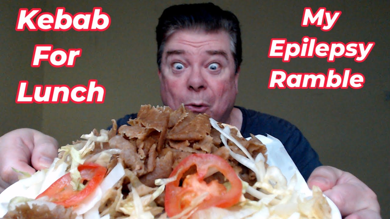 ASMR - Eating A Kebab For Lunch (My Epilepsy Ramble)