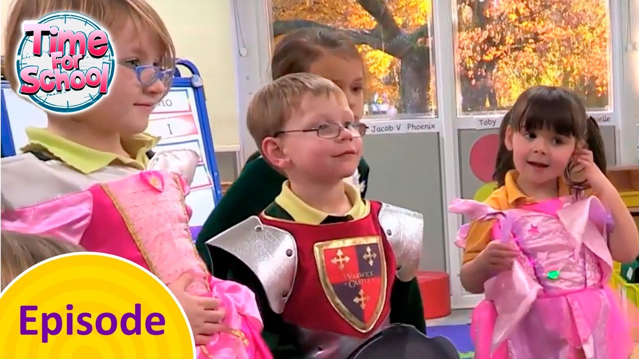 Knights and Princesses Dressing Up | Time for School Full Episode