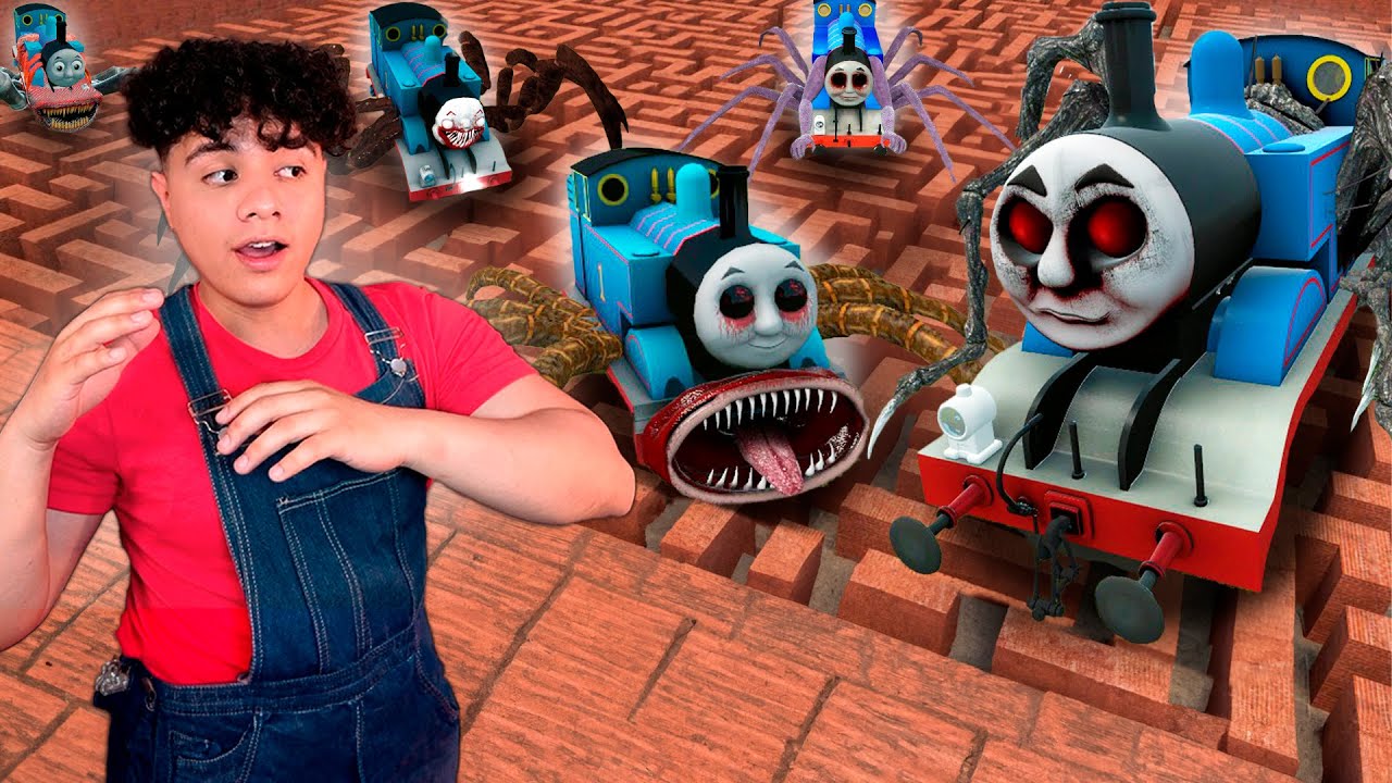 ¿Pueden Los 7 THOMAS.EXE encontrarme en un LABERINTO?!