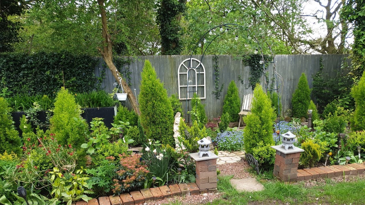 back garden end of April