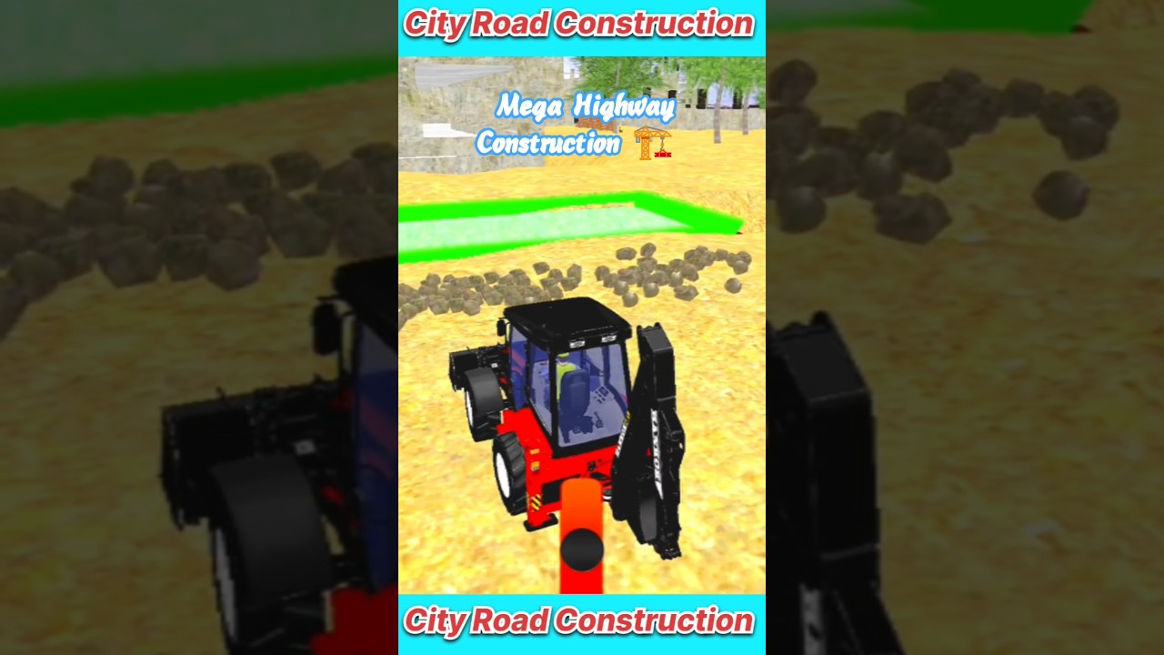 Mega Highway Construction Challenge 🏗️🔥 | City Road Builder Simulator Gameplay #shorts #ytshorts