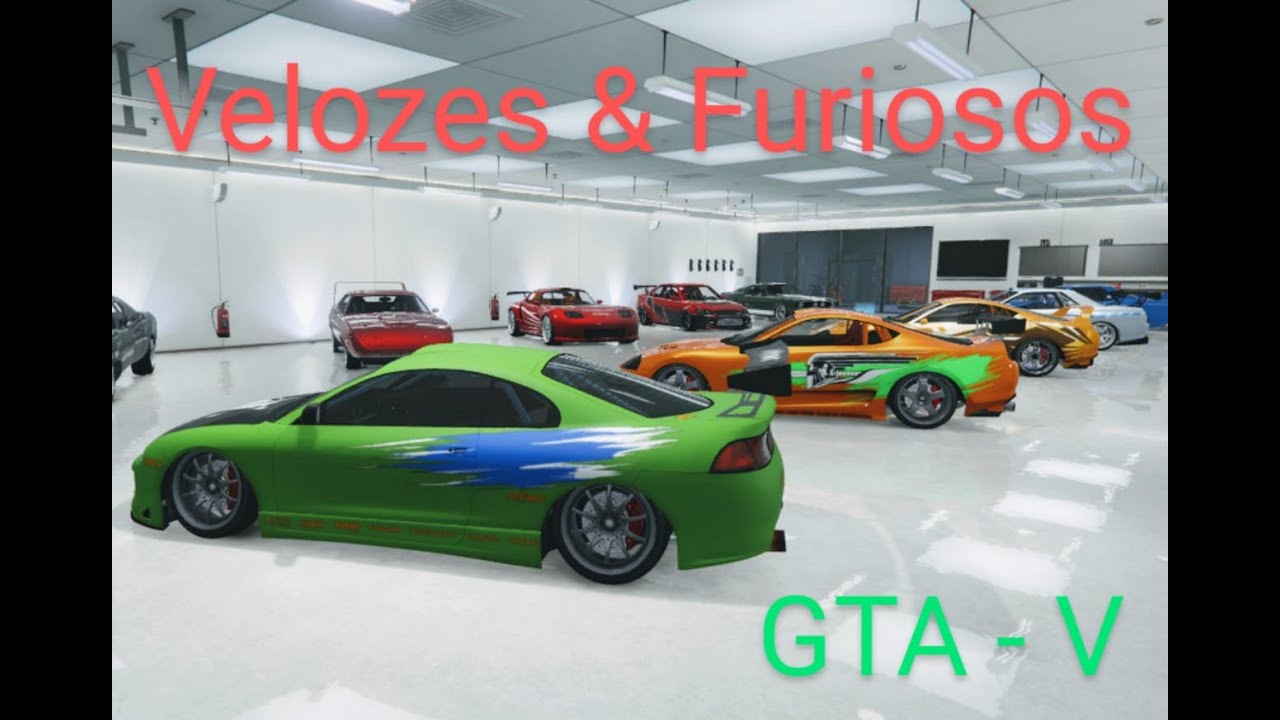 A GARAGEM MAIS TOP DO CORINGA - VELOZES E FURIOSOS NO GTA V