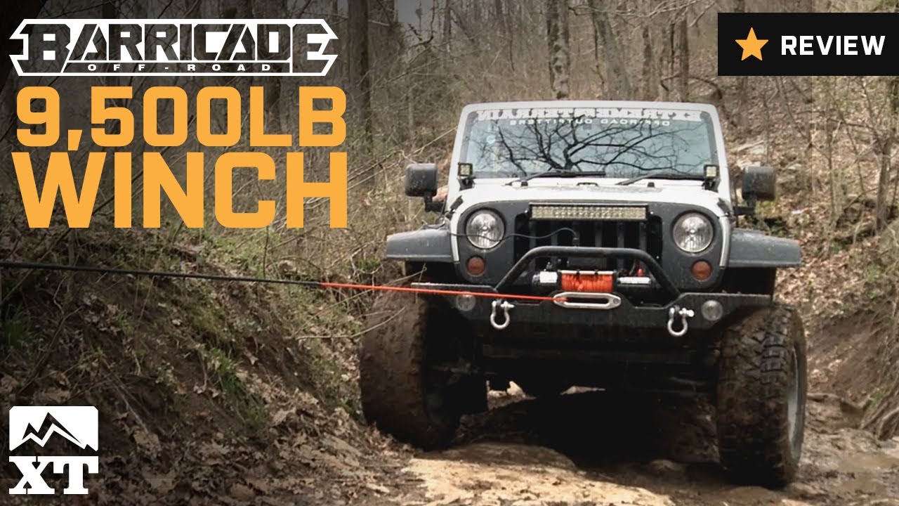 Jeep Wrangler Barricade 9,500lb Winch (1987-2016 YJ, TJ & JK) Review