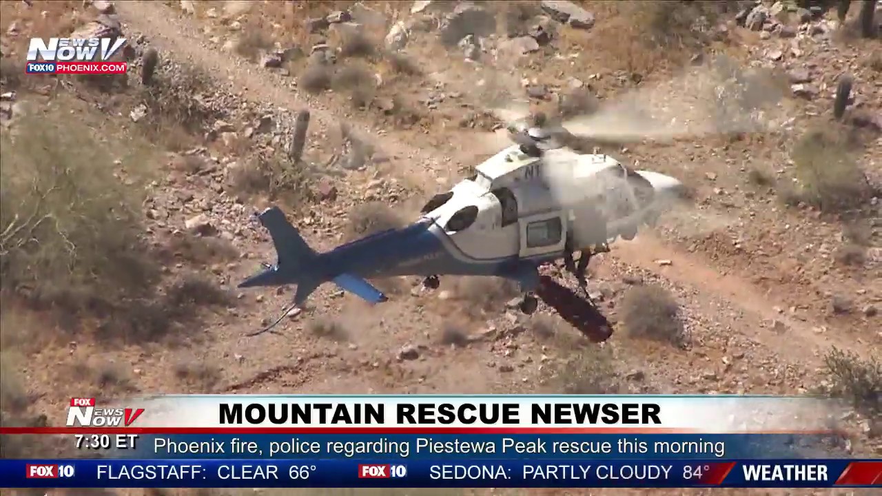 SPINNING MOUNTAIN RESCUE: Phoenix police, fire following Piestewa Peak rescue