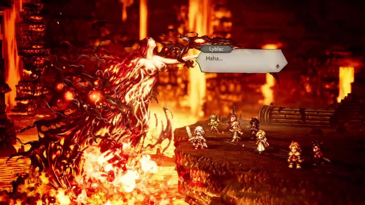 Octopath Traveler 0: Lyblac & Ceraphina Boss Battle