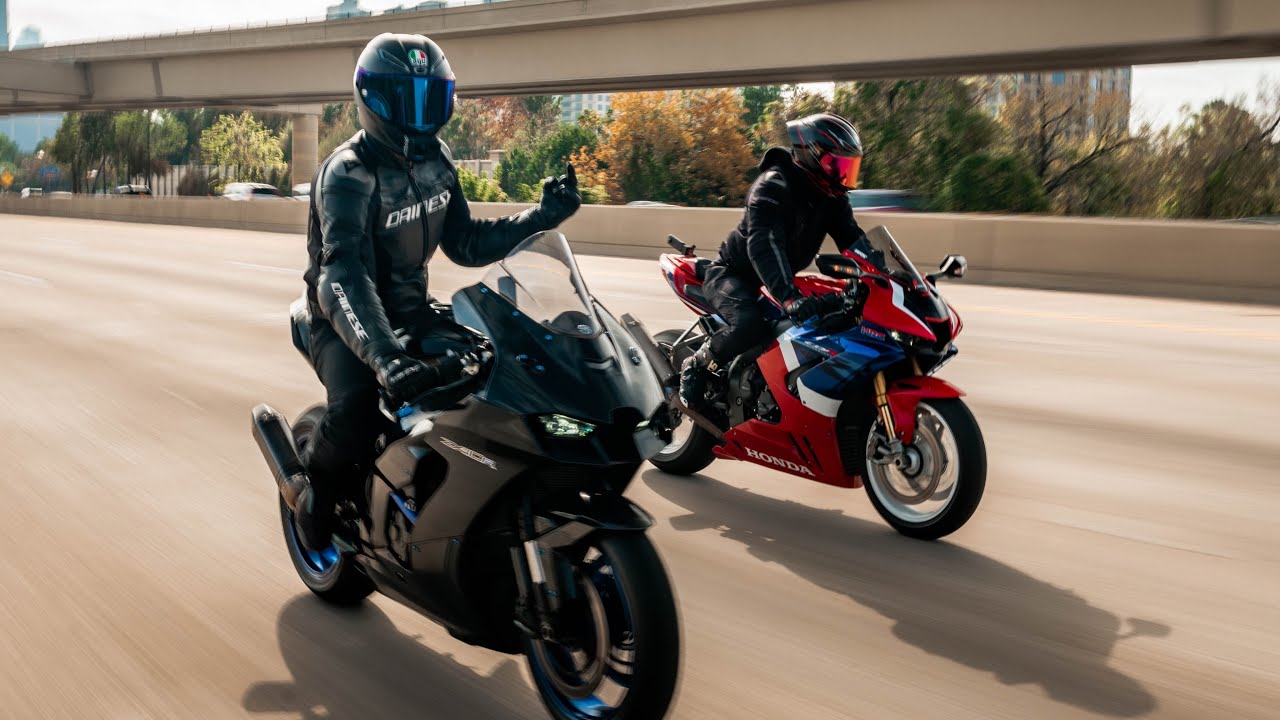 S1000RR AND CBR1000RR-R DESTROY MY ZX10R 😮&zwj;💨