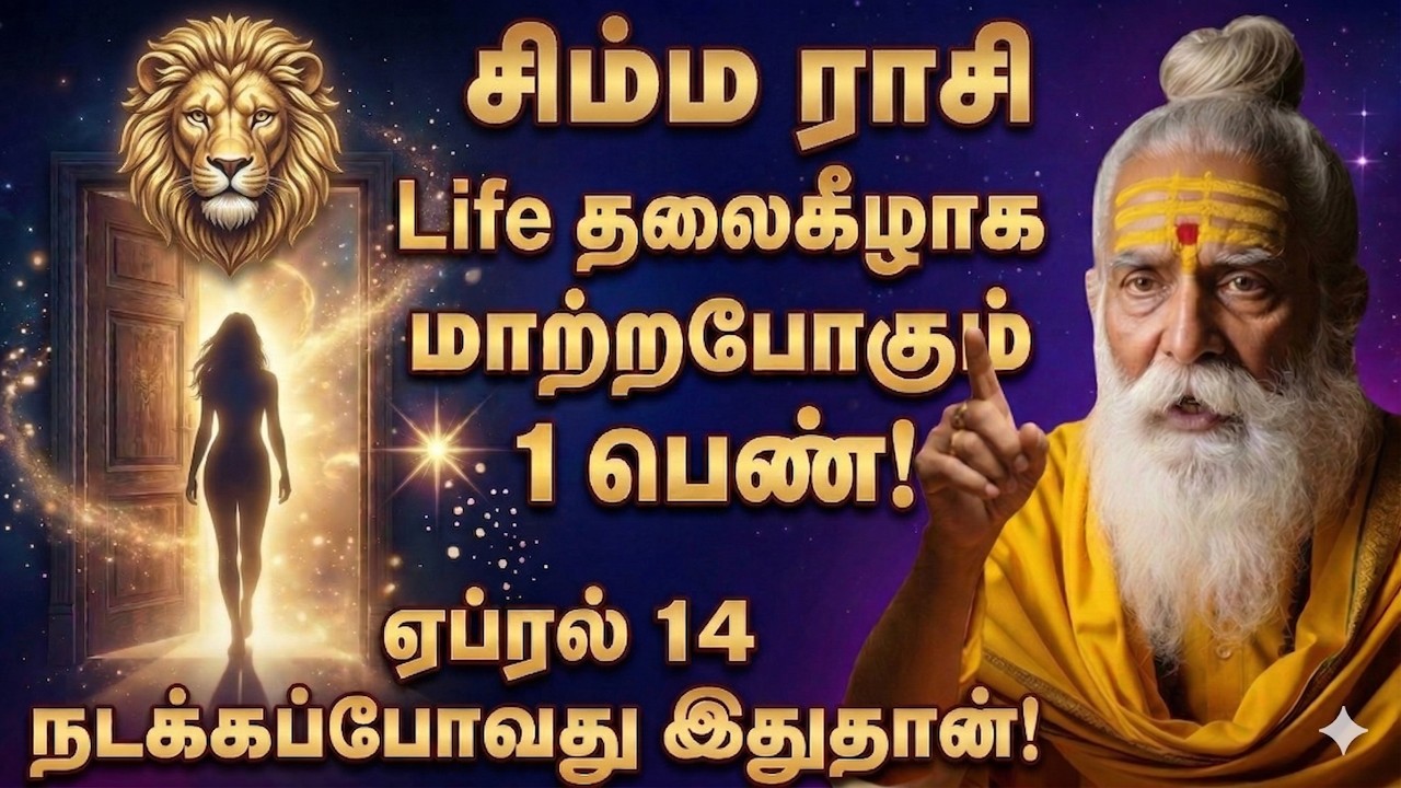 சிம்மம் - Apr 14 அன்று ஒரு பெண்ணால் உங்களுக்கு நடக்கபோவது இதுதான்! தடுக்க முடியாது! - Simmam 2026