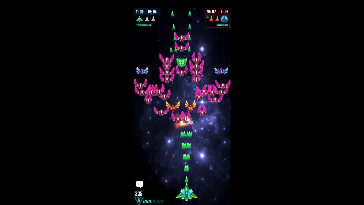 Galaxy Attack: Alien Shooter | PVP Mode | 1 vs 1 | PVP With New Ships | By theklickerman 2020