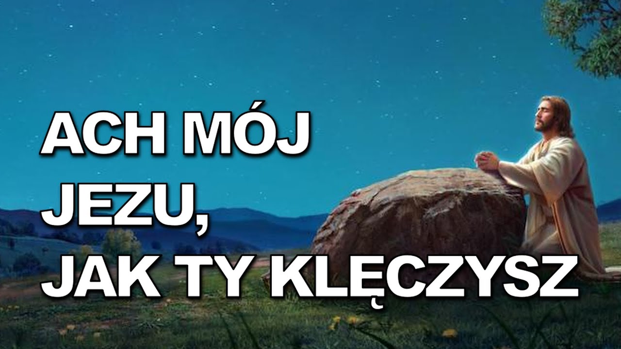 Ach, mój Jezu, jak Ty klęczysz w Ogrojcu zakrwawiony! Przyjdź, mój Jezu, bo Cię kocham serdecznie...