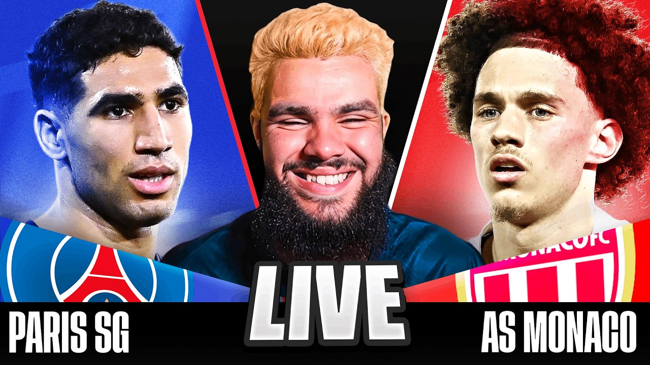🔴PSG 1-3 Monaco • Ligue 1 [LIVE WATCH ALONG]