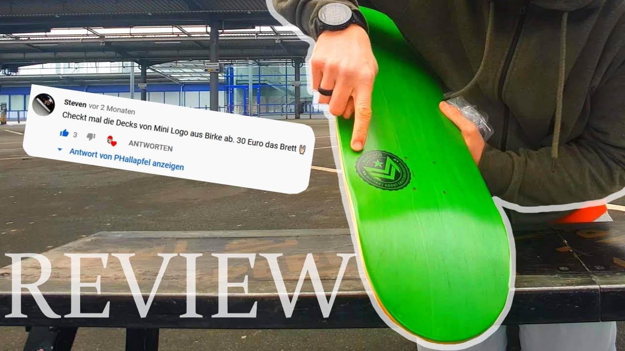 SKATEBOARING REVIEW - MINI LOGO 8.0 DECK | DAS GÜNSTIGSTE MINI LOGO IM SHOP | MINI LOGO TEST
