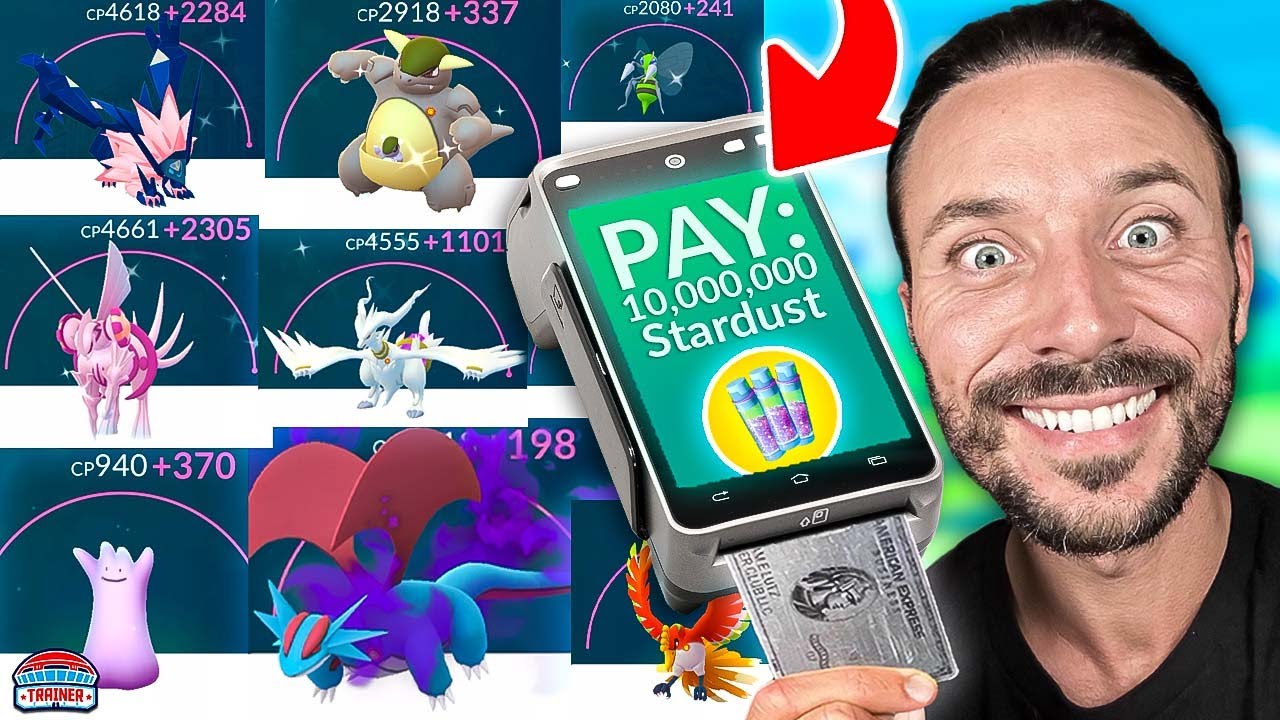 I Spent * 10,000,000 STARDUST * Maxing Out Level 50 Pok&eacute;mon!