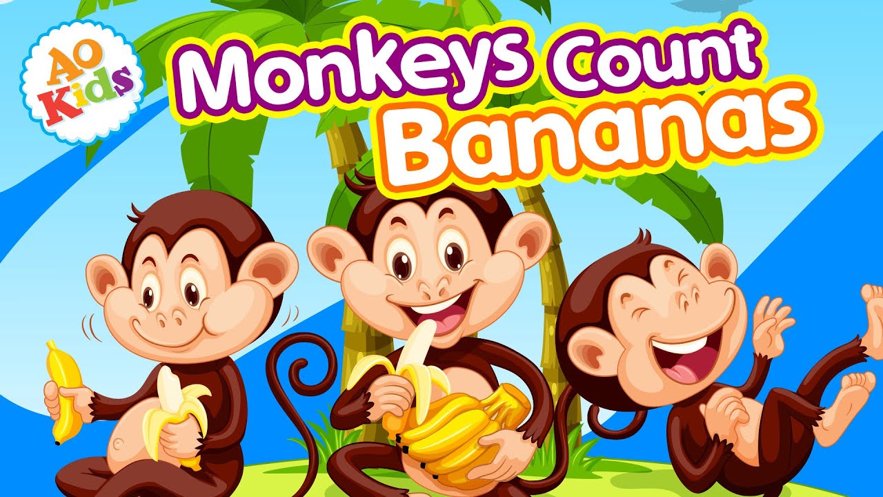 Monkeys Count Bananas! | Kids Learn to Count Song