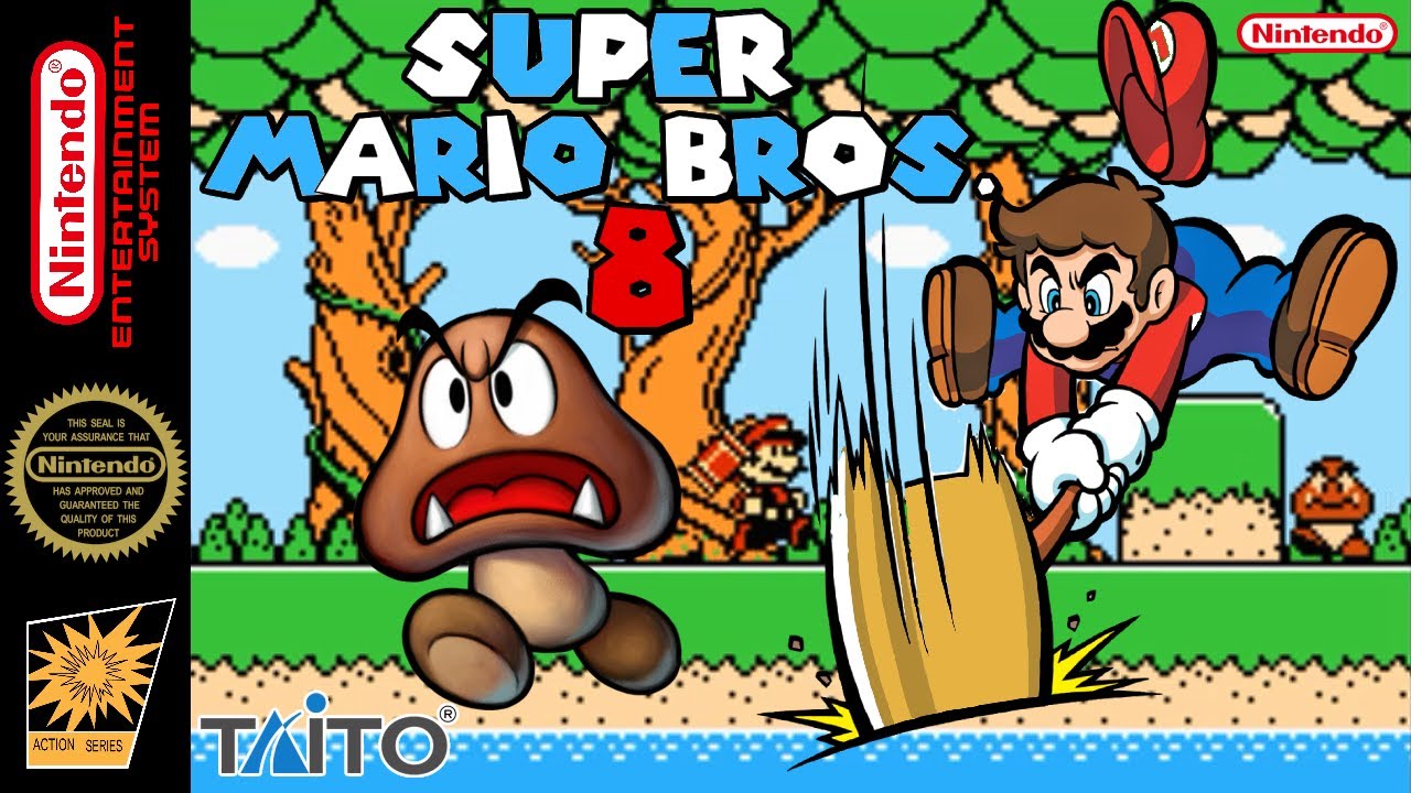 Super Mario Bros. 8 - Hack of Don Doko Don 2 [NES]
