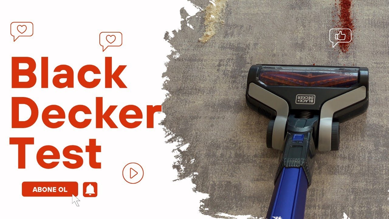 TEST Black & Decker powerseries extreme şarjlı Süpürge #reklamdegildir