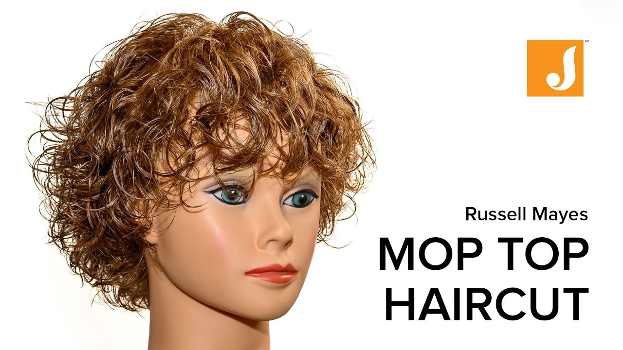 Curly Mop Top Haircut - Men's Medium Length Hair Tutorial