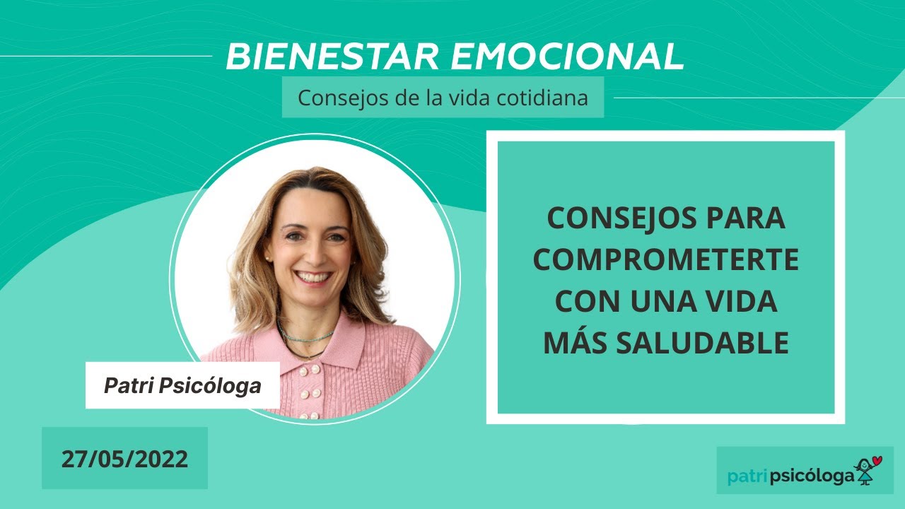 𝗖𝗼𝗻𝘀𝗲𝗷𝗼𝘀 𝗽𝗮𝗿𝗮 𝗰𝗼𝗺𝗽𝗿𝗼𝗺𝗲𝘁𝗲𝗿𝘁𝗲 𝗰𝗼𝗻 𝘂𝗻𝗮 𝘃𝗶𝗱𝗮 𝗺𝗮́𝘀 𝘀𝗮𝗹𝘂𝗱𝗮𝗯𝗹𝗲